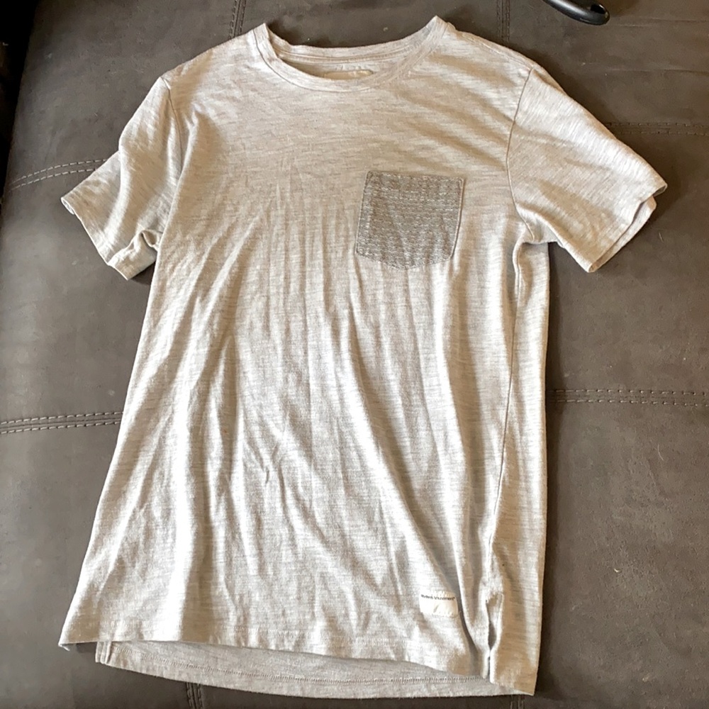 Modern Amusement light gray pocket T-shirt